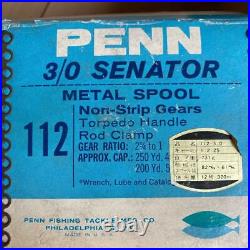 PENN SENATOR Reel 112-3/0 Vintage Old