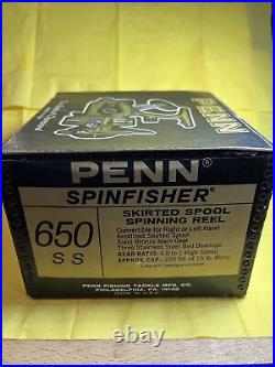 PENN SPINFISHER 650SS Rare 1978 The Reels Of Champions Fishing Reel First Run