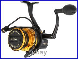 PENN SSVII5500LC Spinfisher VII Long Cast Spinning Reel, Black/Gold