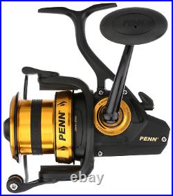 PENN SSVII5500LC Spinfisher VII Long Cast Spinning Reel, Black/Gold