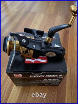 PENN Slammer 460 Spinning Reel New Black/Gold with Case & Manual