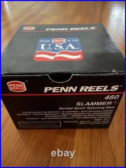 PENN Slammer 460 Spinning Reel New Black/Gold with Case & Manual