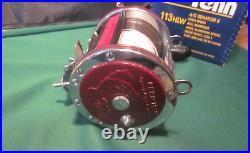 PENN Special 4/0 Senator 113HLW Wide Spool Conventional Reel. Rarely Used. EUC