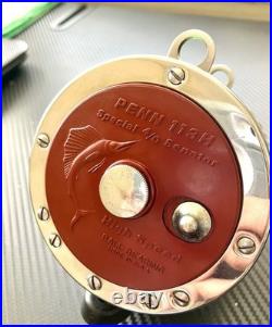 PENN Special 4/0 Senator 113H Conventional Reel. Graphite Parts -Newly Serviced