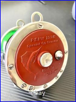 PENN Special 4/0 Senator 113H Conventional Reel. Graphite Parts -Newly Serviced