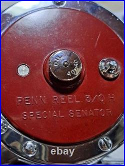 PENN Special Senator 3/0 112H Vintage Fishing Reel Smooth Operation, Used
