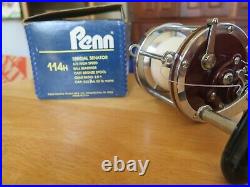 PENN Special Senator Vintage WOW Perfect Chrome 114 H 6/0 High Speed withbox