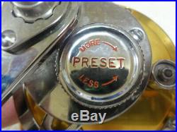 PENN Vintage Fishing Reel International II 30SW Gold made in USA with Bag