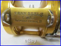 PENN Vintage Fishing Reel International II 30T Gold some scratches and dirt