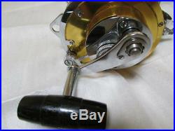 PENN Vintage Fishing Reel International II 80STW 2Speed Gold made in USA