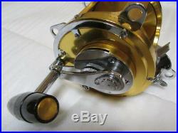 PENN Vintage Fishing Reel International II 80TW Gold made in USA scratches