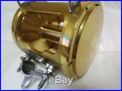 PENN Vintage Fishing Reel International II 80TW Gold made in USA scratches