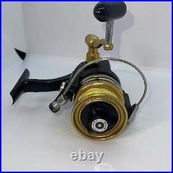 Pair Of Vintage Fishing Spinning Reel PENN 4500ss Metal Handles Gold Black Read