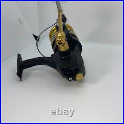 Pair Of Vintage Fishing Spinning Reel PENN 4500ss Metal Handles Gold Black Read