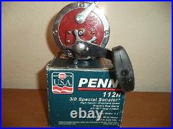 Penn 112h Special Senator 3/0 Fishing Reel New In Box Never Used