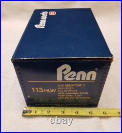 Penn 113HLW 4/0 Senator II, Vintage, New in Box, Made in the USA
