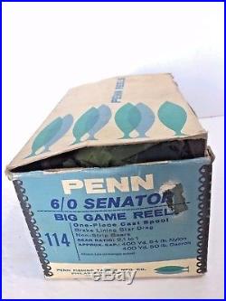 Penn 114 6/0 SENATOR Big Game Fishing Reel Made in USA