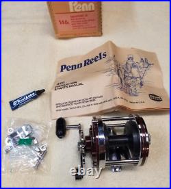 Penn 146L Squidder Jr. Reel Vintage, New in Box, Made in USA, Extra Spool