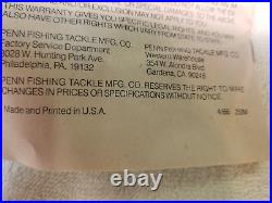 Penn 146L Squidder Jr. Reel Vintage, New in Box, Made in USA, Extra Spool