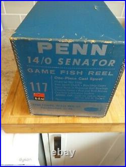 Penn 14/0 (117) Senator Big Game Reel Very Rare New In Box. Old Stock USA Made