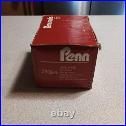 Penn 210MS Level Wind High Speed Reel, Vintage, New in Box, Made in USA