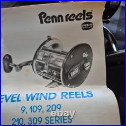 Penn 210MS Level Wind High Speed Reel, Vintage, New in Box, Made in USA, Spool