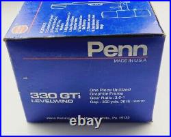Penn 330GTi Levelwind Reel NOS Boxed 1990's Vintage 330 GT NIB