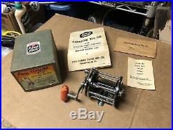 Penn 350 Leveline Silver Anniversary Vintage reel With Box