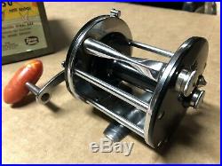 Penn 350 Leveline Silver Anniversary Vintage reel With Box