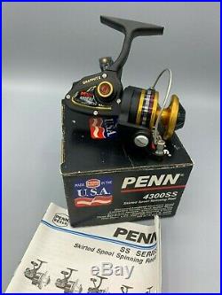 Penn 4300SS Spinning Reel withBox and Manual