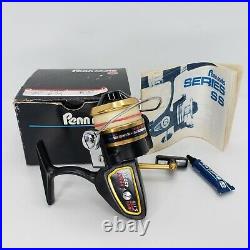 Penn 430 SS Fishing Spinning Reel with Original Box Book & Lube U. S. A MINT