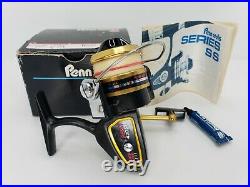 Penn 430 SS Fishing Spinning Reel with Original Box Book & Lube U. S. A MINT