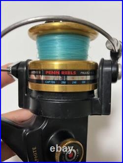 Penn 4500SS Graphite Fishing Reel Gold Spool Vintage