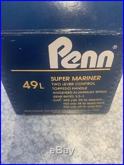 Penn 49L Super Mariner NOS In Box