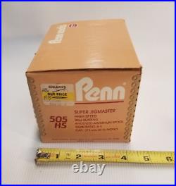 Penn 505HS Super Jigmaster High Speed Fishing Reel, Vintage, New in Box, USA