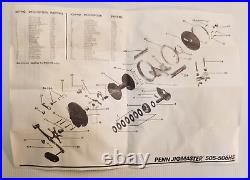 Penn 505HS Super Jigmaster High Speed Fishing Reel, Vintage, New in Box, USA