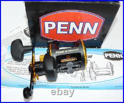 Penn 515 MAG2 sea fishing multiplier reel with makers original box, mint