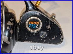 Penn 713z Spinfisher Spinning Reel Vintage Made in USA RARE