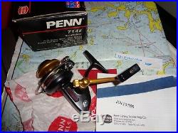 Penn 714z Spinfisher New Spinning Reel New Penn 714z Reel With Box & Paperwork