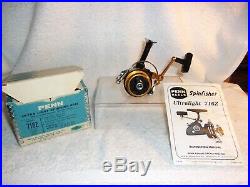 Penn 716 Z Ultra Light Spinning Fishing Reel Orig Box & Manual New Never Fished