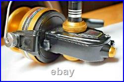 Penn 8500SS Large Skirted Spool Spinning Reel New in Box Black & Gold USA Hi Spd