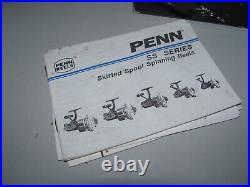 Penn 8500 SS Skirted Spool Spinning Reel Made In USA Used As New In Box