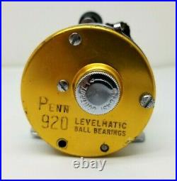 Penn 920 Levelmatic Bait Casting Reel Excellent Working Condition Clean