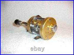 Penn 920 Levelmatic Bait Casting Reel Vintage Cleaned & Serviced Nice Condtion