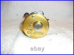 Penn 930 Levelmatic Bait Casting Reel Excellent Condition & Box Papers Nice