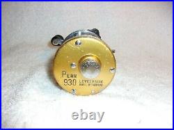 Penn 930 Levelmatic Bait Casting Reel Excellent Work Condition Clean