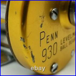 Penn 930 Levelmatic Bait Casting Reel Excellent Working Condition Clean