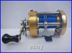 Penn 930 Levelmatic Vintage Multicolor Spin Reel Used with Box