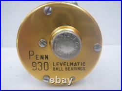 Penn 930 Levelmatic Vintage Multicolor Spin Reel Used with Box