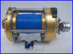 Penn 930 Levelmatic Vintage Multicolor Spin Reel Used with Box